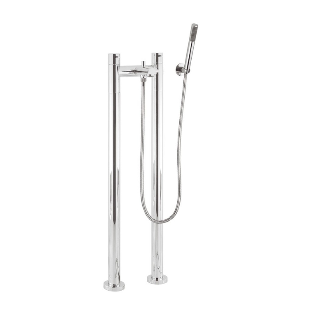Product Cut out image of the Crosswater Kai Lever Bath Shower Mixer with Legs